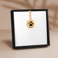 Personalized Paw Print Keychain | Custom Pet Memorial Keychain | Dog & Cat Gift
