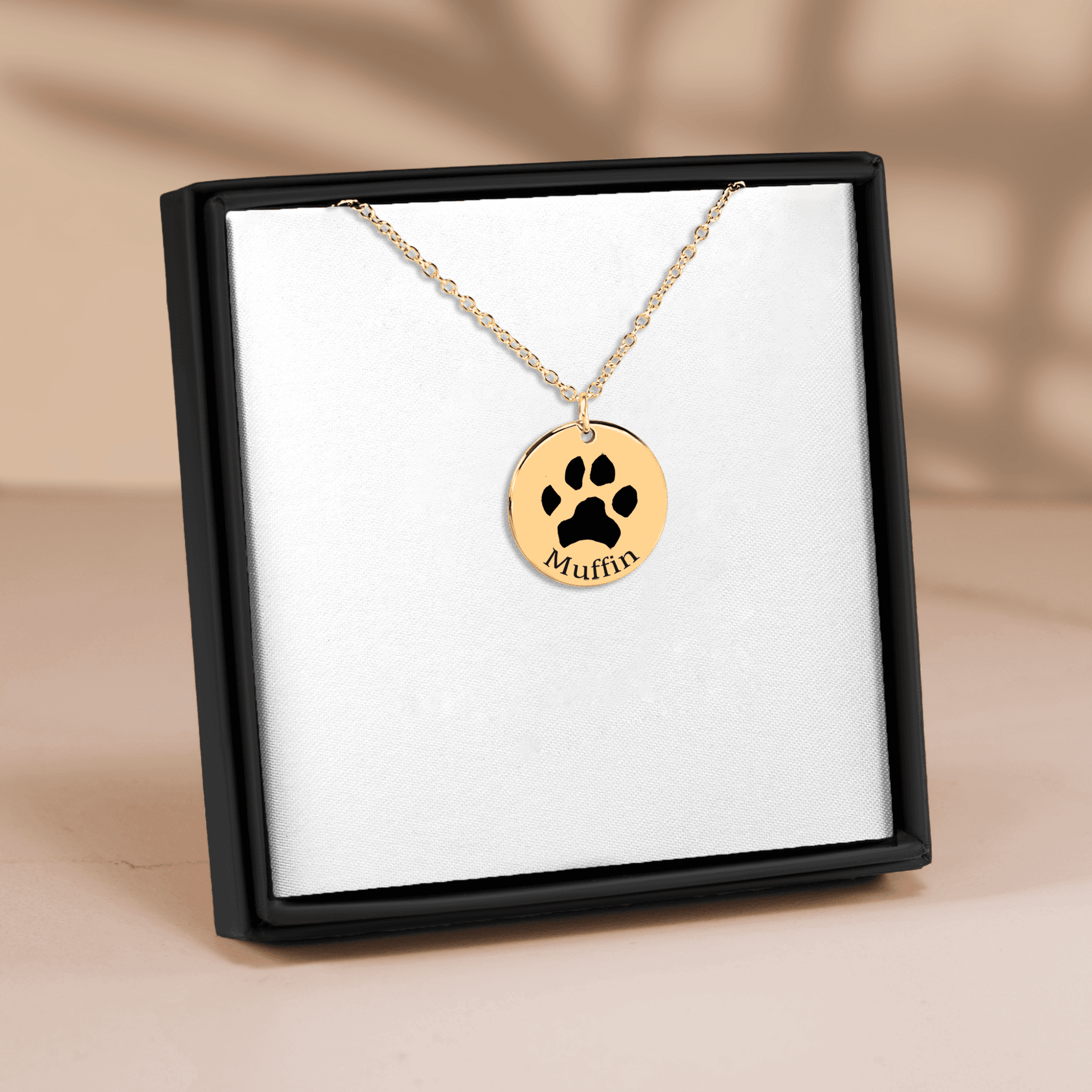Personalized Paw Print Necklace | Custom Pet Memorial Jewelry | Dog & Cat Mom Gift