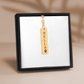 Personalized Pet Name & Paw Print Bar Keychain | Custom Dog & Cat Mom Gift | Pet Memorial